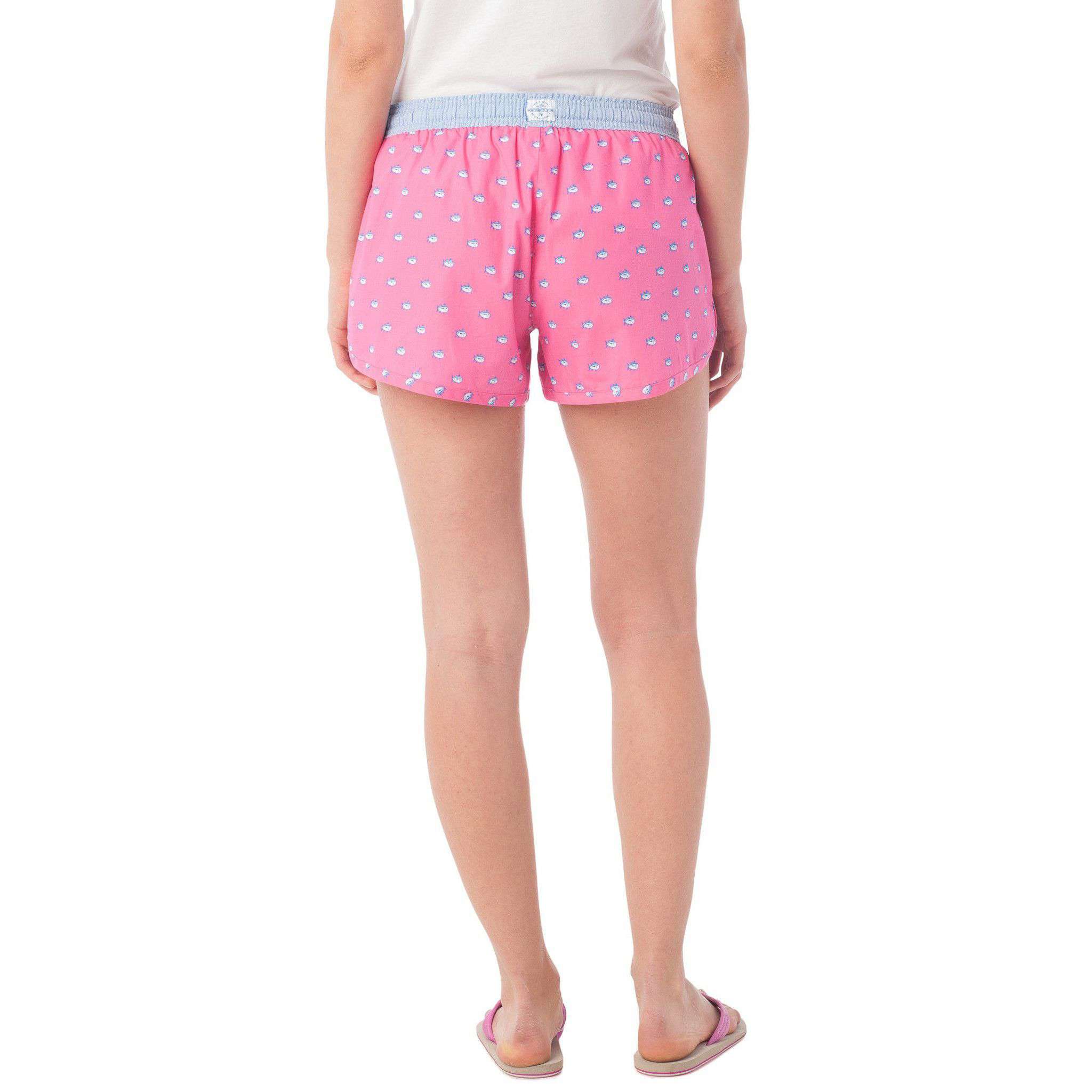 Women's Skipjack Lounge Short in Berry by Southern Tide - Country Club Prep