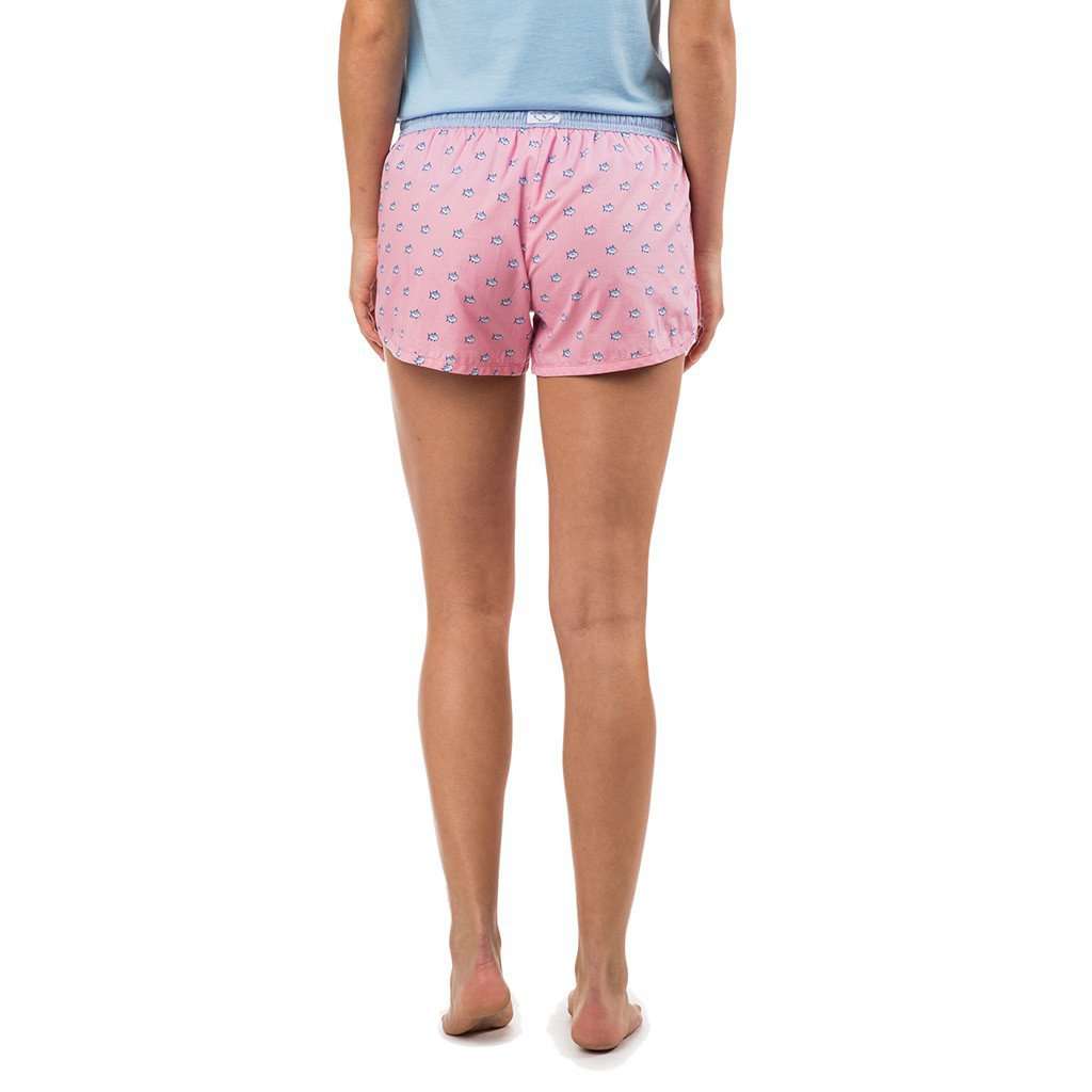 Women's Skipjack Lounge Short in Lemonade Pink by Southern Tide - Country Club Prep