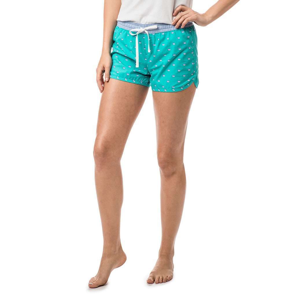 Women's Skipjack Lounge Short in Patina by Southern Tide - Country Club Prep