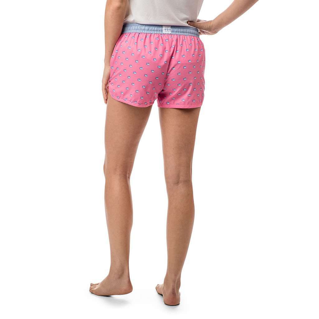 Women's Skipjack Lounge Short in Smoothie Pink by Southern Tide - Country Club Prep