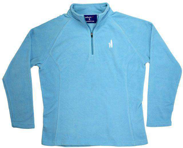 1/4 Zip Fleece in Sky Blue by Johnnie-O - Country Club Prep