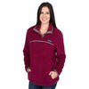 Aspen Pullover in Cranberry by Lauren James - Country Club Prep