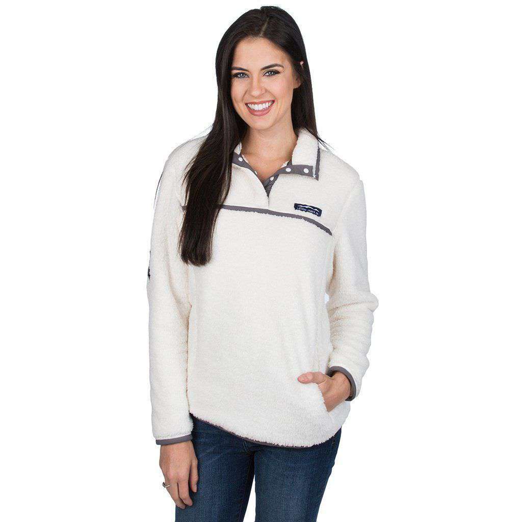 Aspen Pullover in Ivory by Lauren James - Country Club Prep