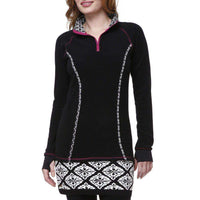 Black SnowFlake Fleece Pullover by Hatley - Country Club Prep