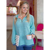 Boyfriend Pullover in Mint by Jadelynn Brooke - Country Club Prep