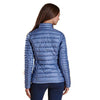 Clyde Short Baffle Quilted Jacket in Cool Blue by Barbour - Country Club Prep