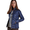 Clyde Short Baffle Quilted Jacket in Royal Navy by Barbour - Country Club Prep