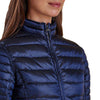 Clyde Short Baffle Quilted Jacket in Royal Navy by Barbour - Country Club Prep