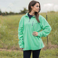 FieldTec Dune Pullover in Bimini Green by Southern Marsh - Country Club Prep