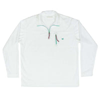 FieldTec Dune Pullover in White by Southern Marsh - Country Club Prep