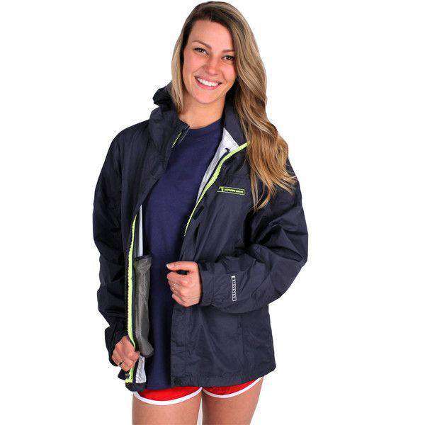 FieldTec Rain Jacket in Navy by Southern Marsh - Country Club Prep