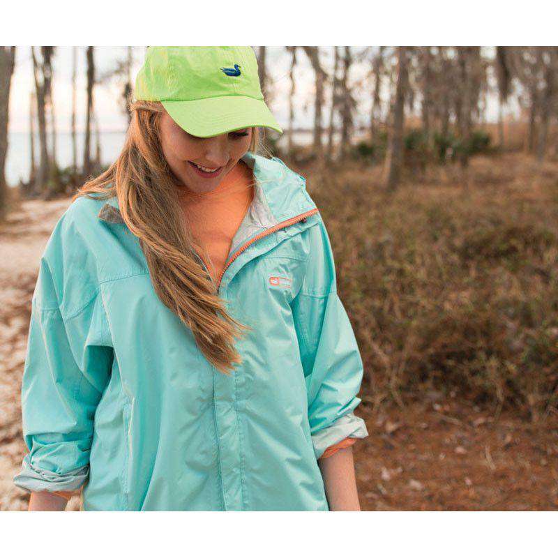 FieldTec Rain Jacket in Ocean Green by Southern Marsh - Country Club Prep