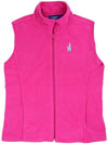 Fleece Vest in Hot Pink by Johnnie-O - Country Club Prep
