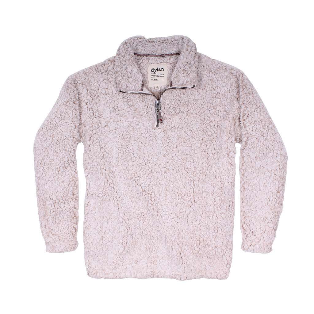 Frosty Tipped Women's Stadium Pullover in Oatmeal by True Grit (Dylan) - Country Club Prep