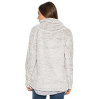 Frosty Tipped Women's Stadium Pullover in Putty by True Grit (Dylan) - Country Club Prep