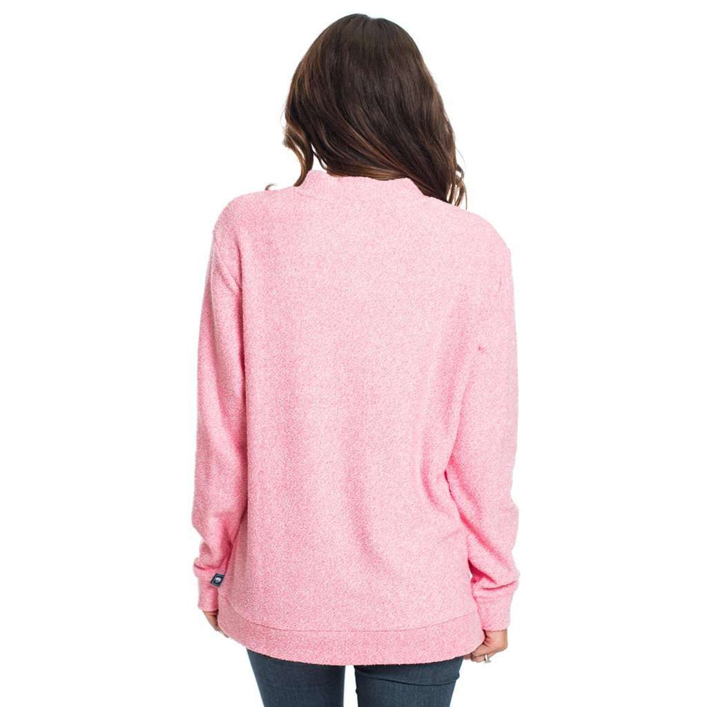 Heather Loop Knit Terry Pullover in Himalayan Pink by The Southern Shirt Co. - Country Club Prep