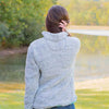 Heathered Quarter Zip Sherpa Pullover in Quarry Grey by The Southern Shirt Co. - Country Club Prep