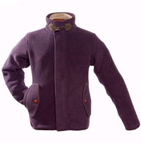 Katy Fleece Jacket in Blackberry Vine by Good Shot Design - Country Club Prep