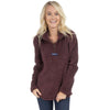 Linden Sherpa Pullover in Chocolate by Lauren James - Country Club Prep