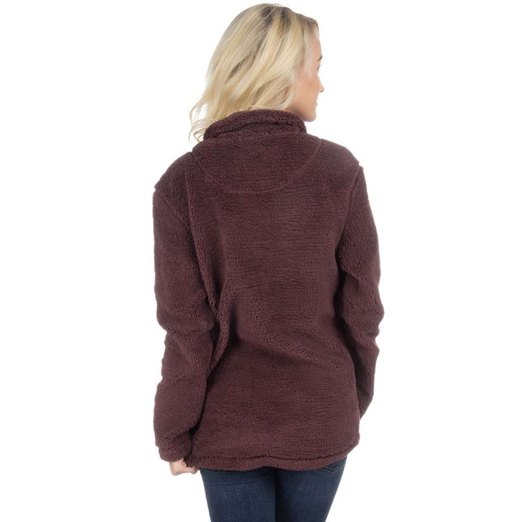 Linden Sherpa Pullover in Chocolate by Lauren James - Country Club Prep