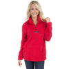 Linden Sherpa Pullover in Rose Red by Lauren James - Country Club Prep