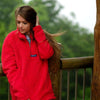 Linden Sherpa Pullover in Rose Red by Lauren James - Country Club Prep