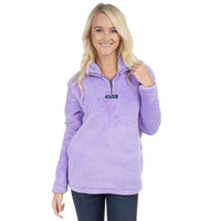 Linden Sherpa Pullover in Violet by Lauren James - Country Club Prep