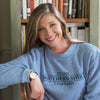 Loop Knit Terry Pullover in Brunnera Blue by The Southern Shirt Co. - Country Club Prep