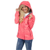 Preptec Rain Jacket in Coral by Lauren James - Country Club Prep