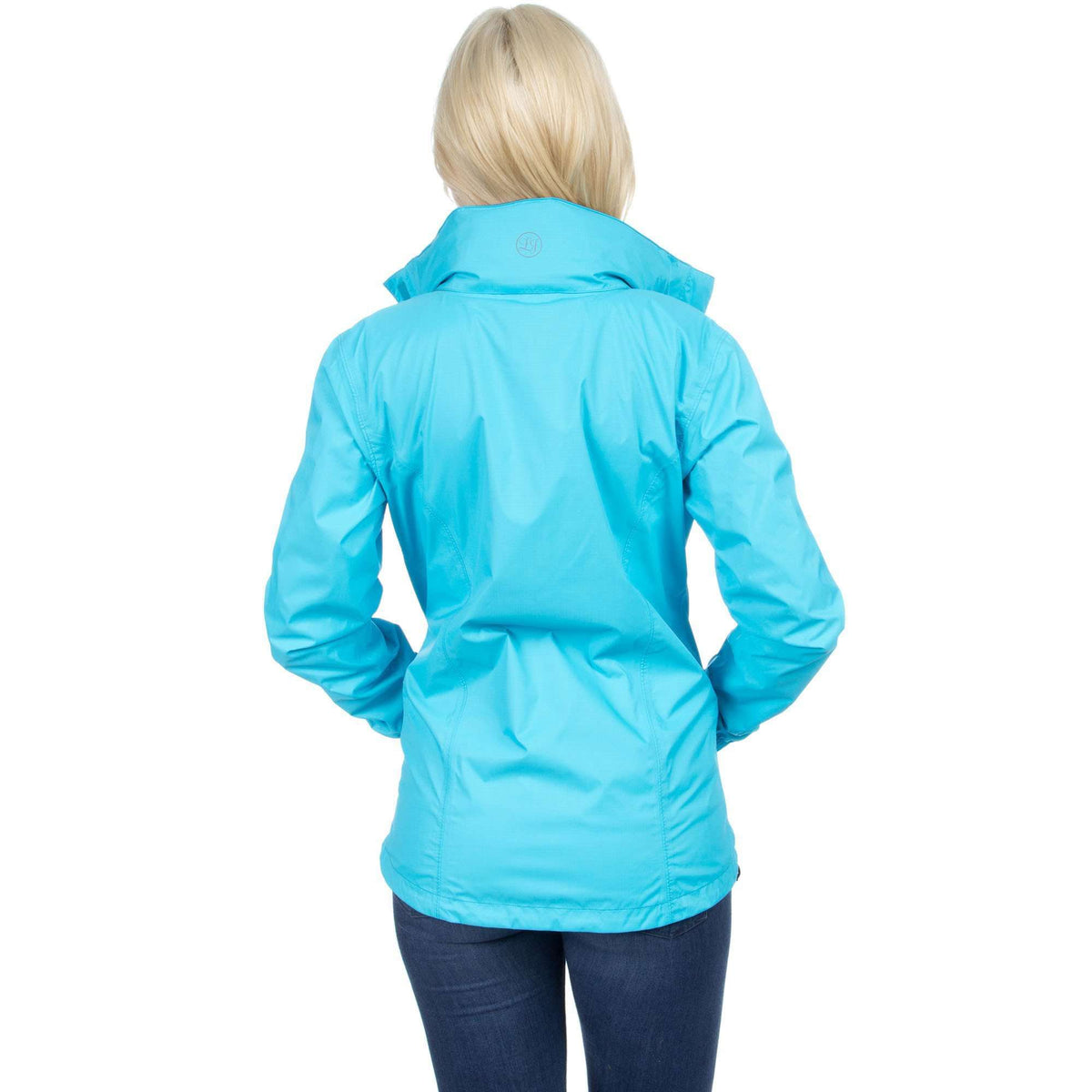 Preptec Rain Jacket in Glacier Blue by Lauren James - Country Club Prep