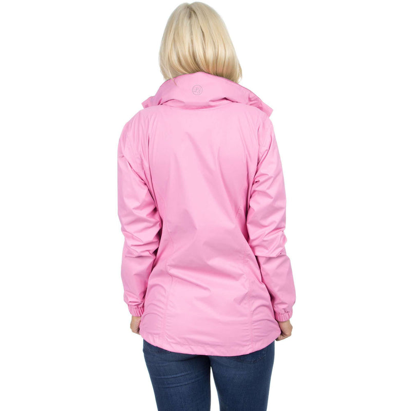 Preptec Rain Jacket in Pink by Lauren James - Country Club Prep