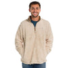 Sherpa Pullover with Pockets in Oyster by The Southern Shirt Co. - Country Club Prep