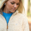 Sherpa Pullover with Pockets in Oyster by The Southern Shirt Co. - Country Club Prep