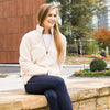 Sherpa Pullover with Pockets in Oyster by The Southern Shirt Co. - Country Club Prep