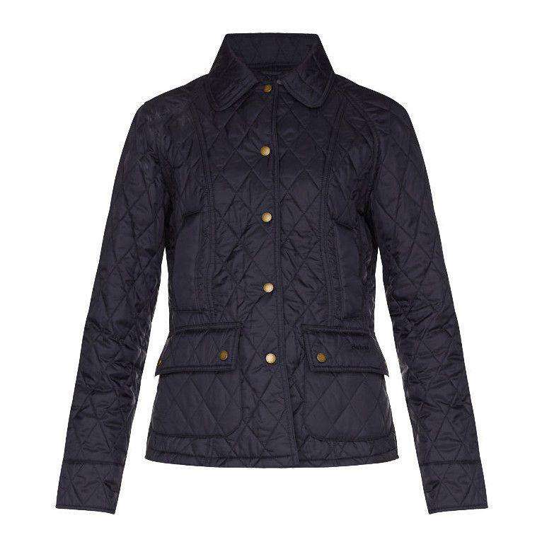 Summer Beadnell Quilted Jacket in Navy by Barbour - Country Club Prep