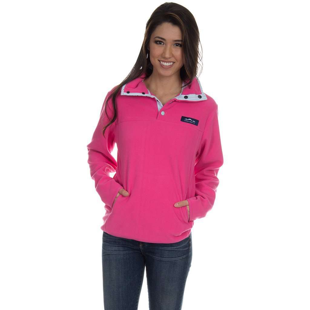 The Blakely Pullover in Fuchsia Pink by Lauren James - Country Club Prep