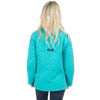 The Lawson Quilted Pullover in Lagoon by Lauren James - Country Club Prep