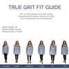 The Original Frosty Tipped Pile 1/2 Zip Pullover in Denim by True Grit - Country Club Prep