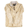 The Original Frosty Tipped Pile 1/2 Zip Pullover in Maize by True Grit - Country Club Prep