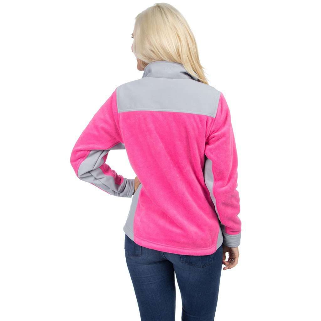 The Palmer Fleece Jacket in Fuschia by Lauren James - Country Club Prep