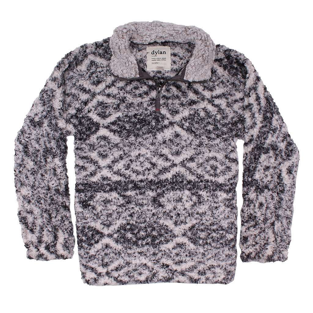 Tribal Frosty Tipped Women's Stadium Pullover in Putty by True Grit (Dylan) - Country Club Prep