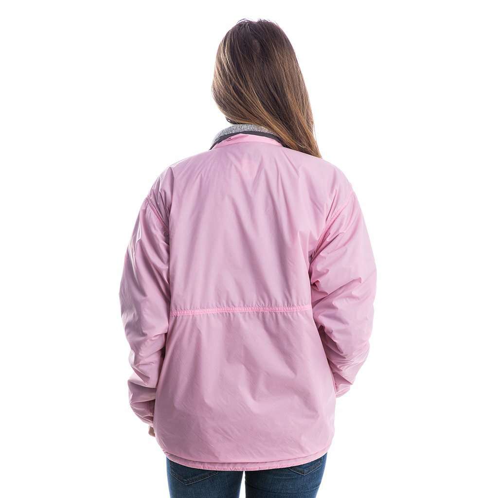 Whistler Throwback Reversible Pullover in Candy Pink by Lauren James - Country Club Prep