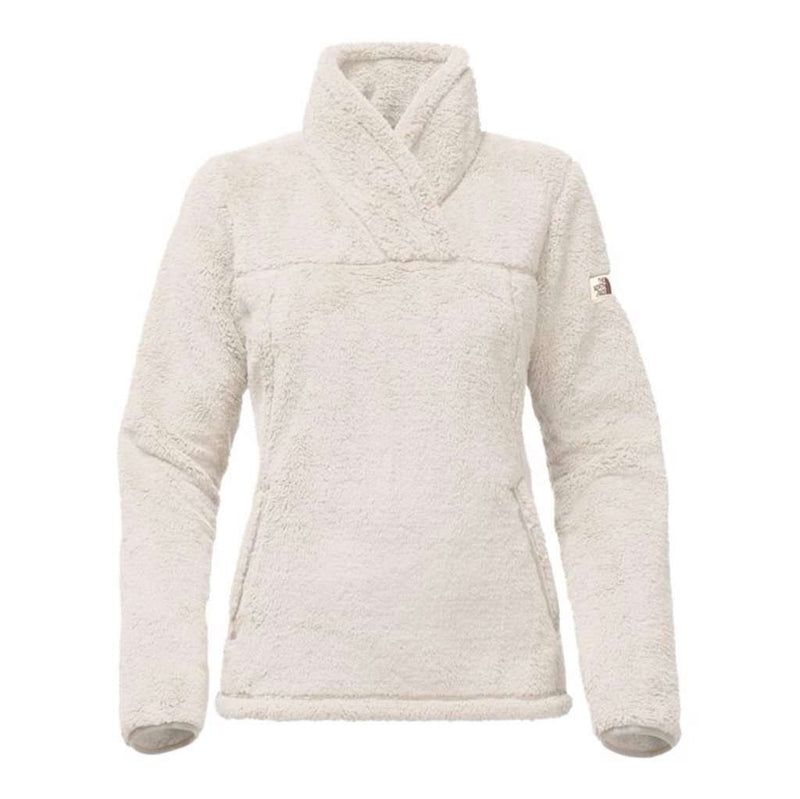 Women's Campshire Sherpa Fleece Pullover in Vintage White by The North Face - Country Club Prep
