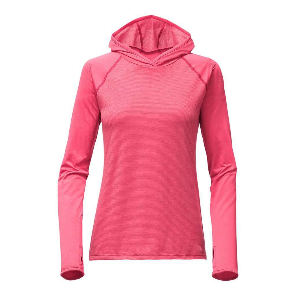Women's Reactor Hoodie in Honeysuckle Pink Heather by The North Face - Country Club Prep