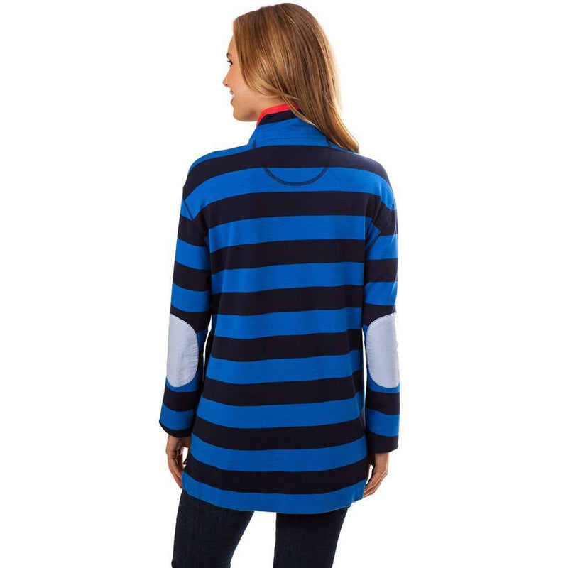 Women's Striped Skiptide Pullover in Nautical Navy by Southern Tide - Country Club Prep