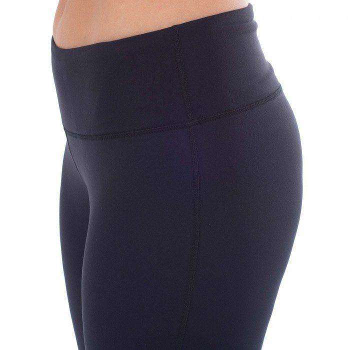 Classic Logo RunRunner Leggings in Black by Krass & Co - Country Club Prep