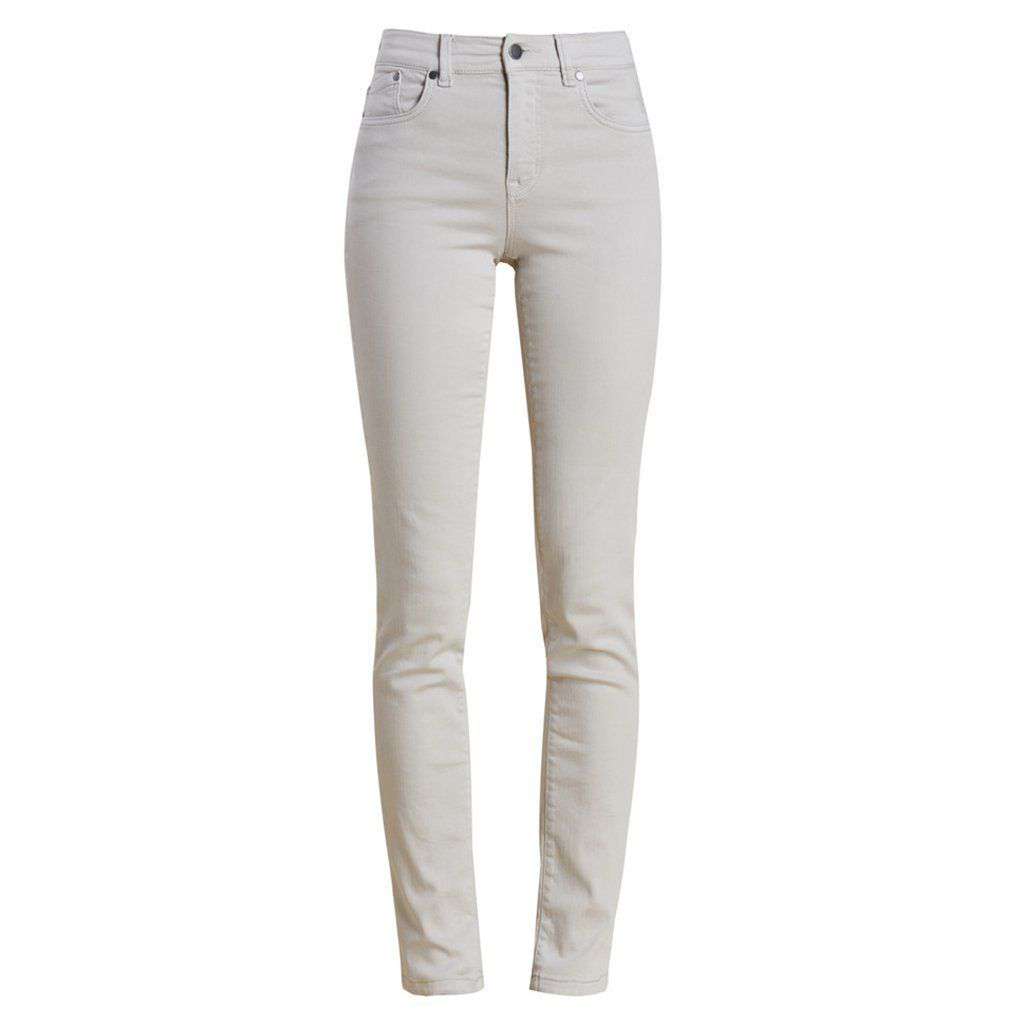 Essential Slim Trouser in White by Barbour - Country Club Prep