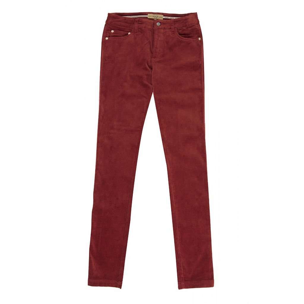 Honeysuckle Ladies Pincord Pant in Russet Brown by Dubarry of Ireland - Country Club Prep