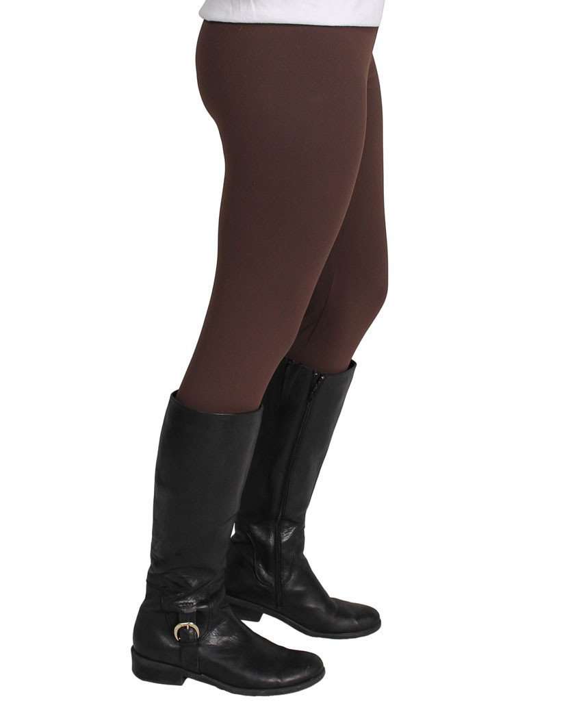 Leggings in Brown by Barbara Gerwit - Country Club Prep