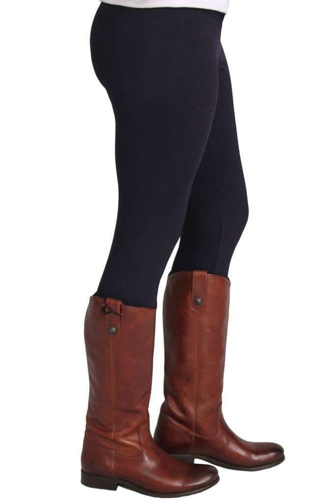 Leggings in Navy by Barbara Gerwit - Country Club Prep